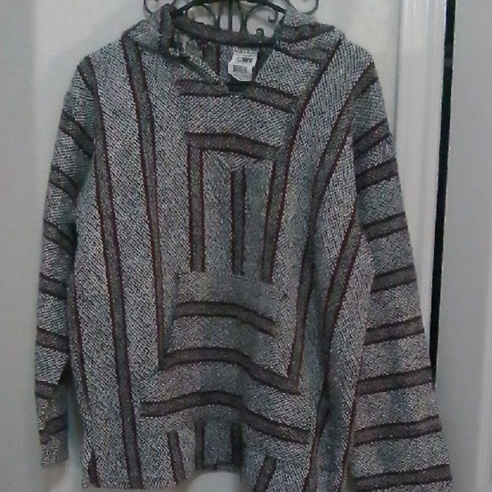 Elegant Patterned Cowl Neck Sweater
